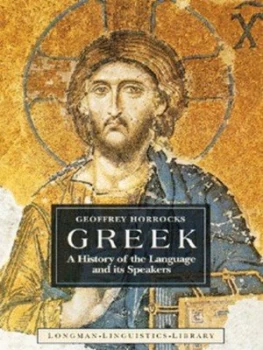 Image of Greek by Prof Geoffrey Horrocks Book