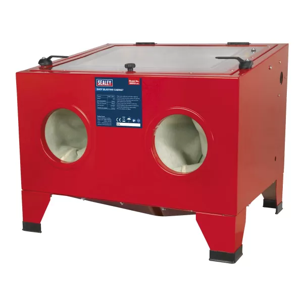 Image of Genuine SEALEY SB951 Shot Blast Cabinet with Gun 640 x 490 x 490mm