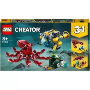 image of LEGO Creator: 3in1 Sunken Treasure Mission Octopus Set (31130)