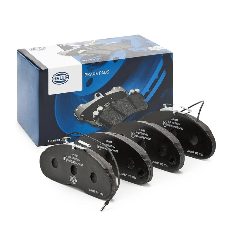Image of HELLA Brake pad set HELLA 8DB 355 005-341