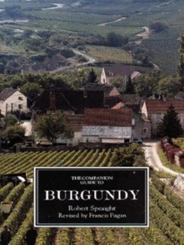 Image of The Companion Guide to Burgundy by Robert Speaight Paperback