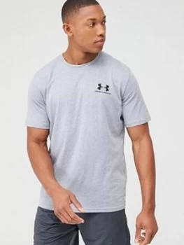 image of Urban Armor Gear Sportstyle Left Chest T-Shirt - Steel