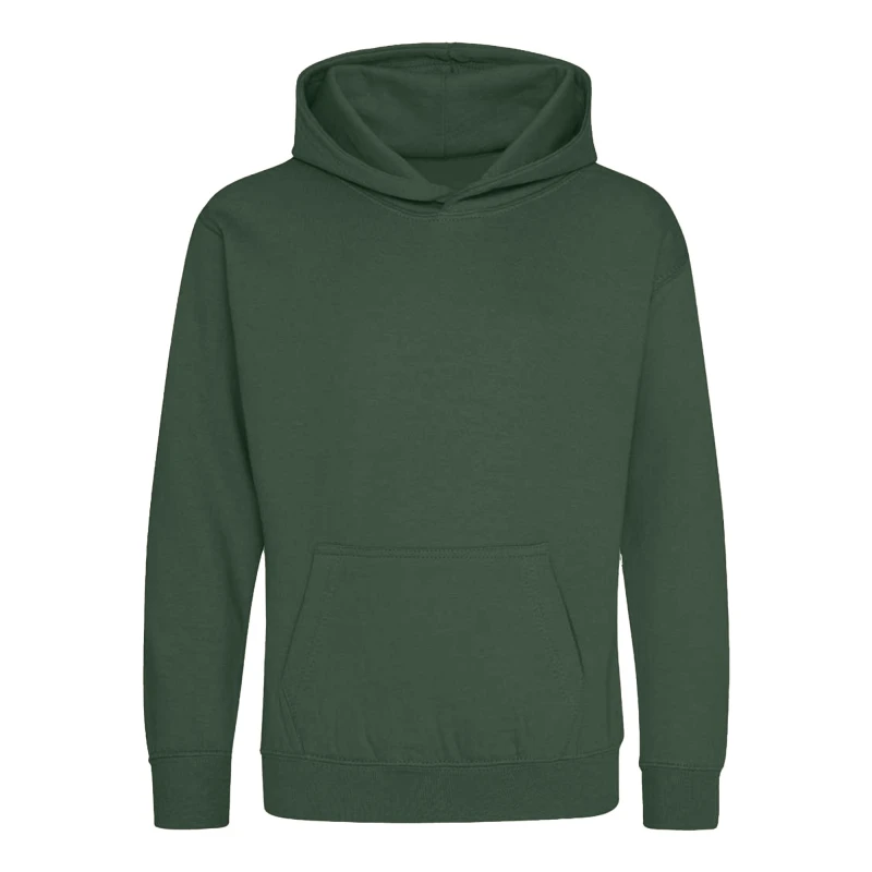 Image of AWDis Hoodie 1-2 Years in Bottle Green Size: 12-13 Years Bottle Green Unisex 12-13 Years
