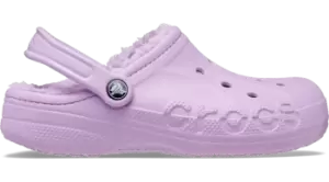 Image of Crocs Baya Lined Clogs Unisex Orchid / Orchid W4/M3