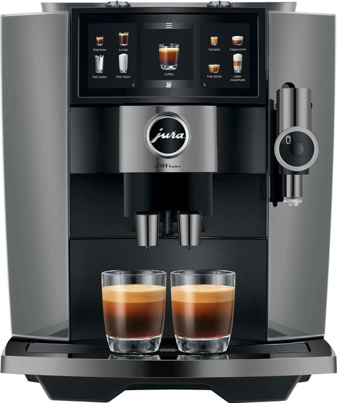 Image of JURA J10 Twin Smart Bean to Cup Coffee Machine - Diamond Onyx, Black 7610917157235