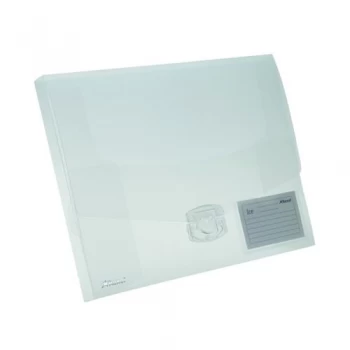 Image of Rexel Ice Document Box PP 25mm A4 Clear Pack of 10 2102027