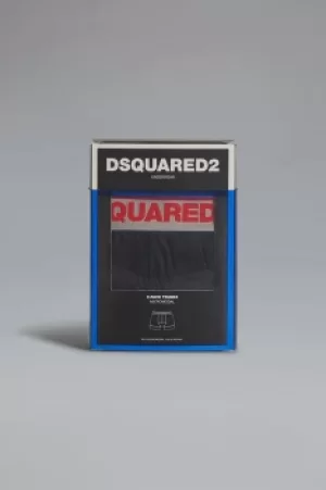 Image of DSQUARED2 Men Twinpack trunk Black Size M 94% Modacrylic 6% Elastane