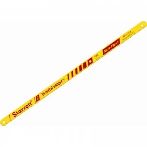 Image of Starrett Bi-Metal Safe Flex Hacksaw Blades 12" / 300mm 18tpi Pack of 2