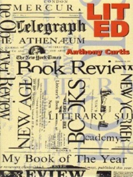 Image of Lit Ed by Anthony Curtis Hardback