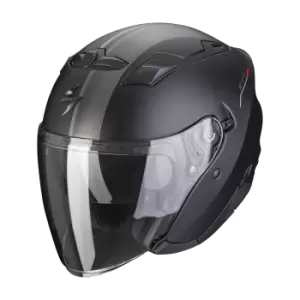 Image of Scorpion Exo-230 Sr Matt Black-Silver-Red M