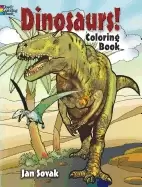Image of dinosaurs coloring book