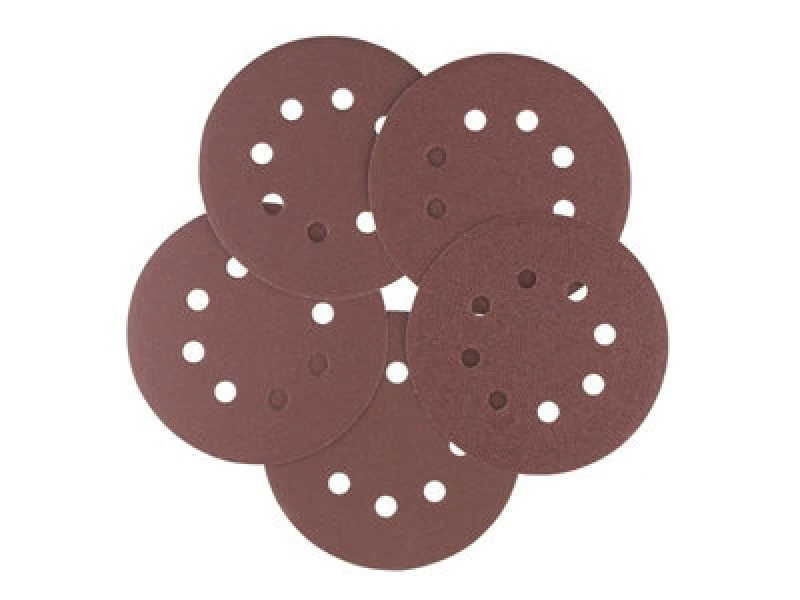 Image of Irwin Iw8083527 125mm Sanding Disc Set 5 Piece Irwiw8083527