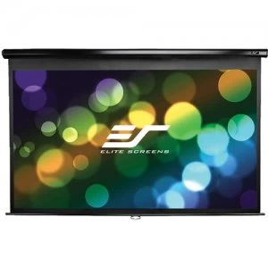 image of Elite Screens 84" M84UWH Manual Pull Down Projector Screen