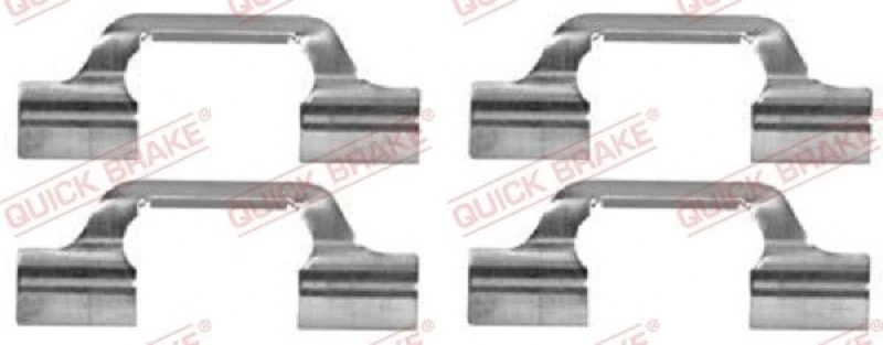 Image of QUICK BRAKE Brake pad fitting kit QUICK BRAKE 109-1685