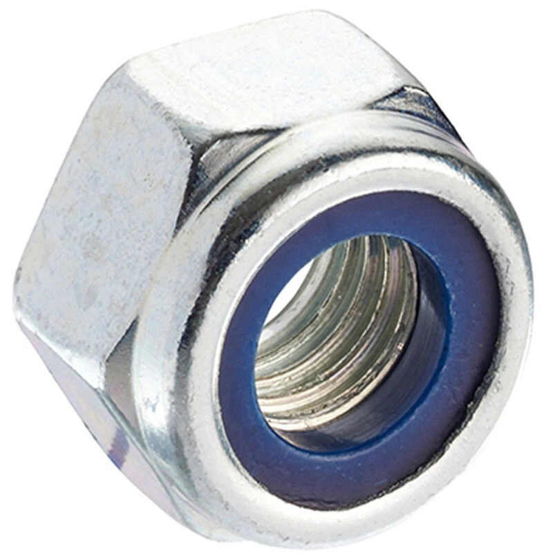 Image of Unifix Class 8 Nylon Insert Nuts P Type Din 982 Bzp - M14 X 2.00