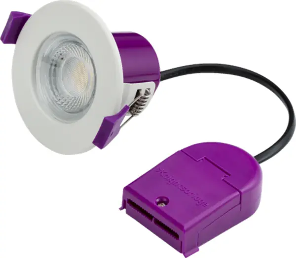 Image of KnightsBridge 230V IP65 5W Fire-Rated CCT LED Downlight