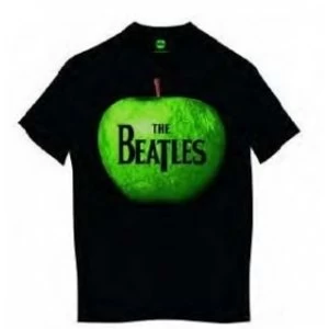 Image of The Beatles Apple Mens Black T Shirt: Large