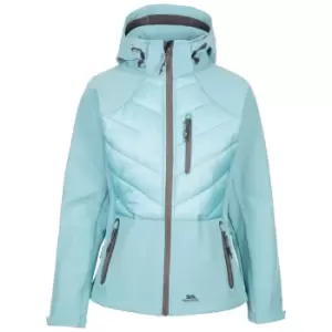 image of Trespass Womens/Ladies Elvira Soft Shell Jacket (L) (Aquarium Blue)