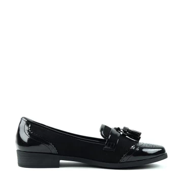 Image of Linea Ladies Brogues - Black