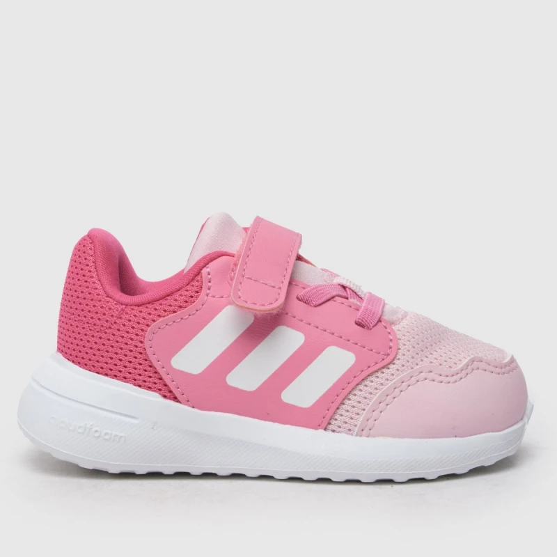 Image of adidas pale pink tensaur run 3.0 Girls Toddler trainers Pale Pink UK 7 (EU 24)