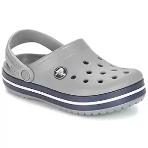 Image of Crocs CROCBAND CLOG K boys's Childrens Clogs (Shoes) in Grey - Sizes 8 toddler,4 toddler,7 toddler,9 toddler,6 toddler,5 toddler,5 toddler