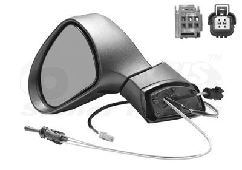 Image of VAN WEZEL Wing mirror VAN WEZEL 4029803