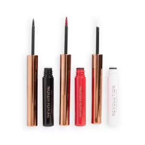 Image of Makeup Revolution Halloween Terror Transformation Liquid Liner Set