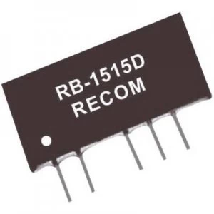 image of RECOM RB 0505S DCDC converter print 5 Vdc 5 Vdc 200 mA 1 W No. of outputs 1 x