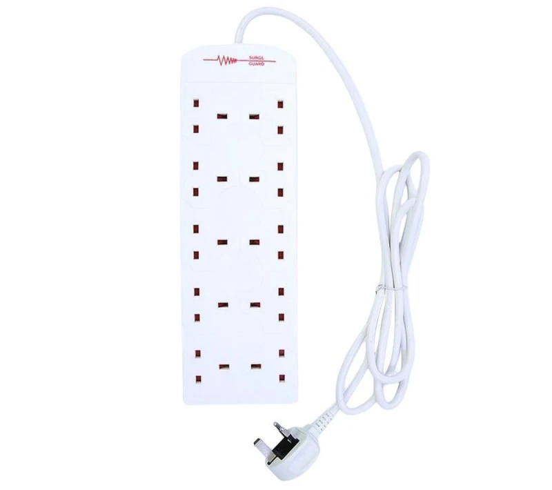 Image of Benross 10 Way 2m Surge Protected Extension Lead - 13A
