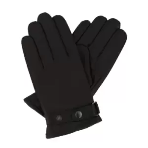 image of Eastern Counties Leather Mens Anton Strap Gloves (L) (Black)