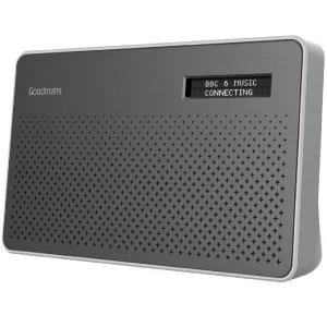 image of Goodmans Canvas DAB & FM Radio - Steel