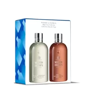 image of Molton Brown Woody and Floral Body Care Gift Set