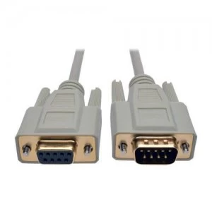 Image of Tripp Lite Serial DB9 Serial Extension Cable Straight Through DB9 6ft