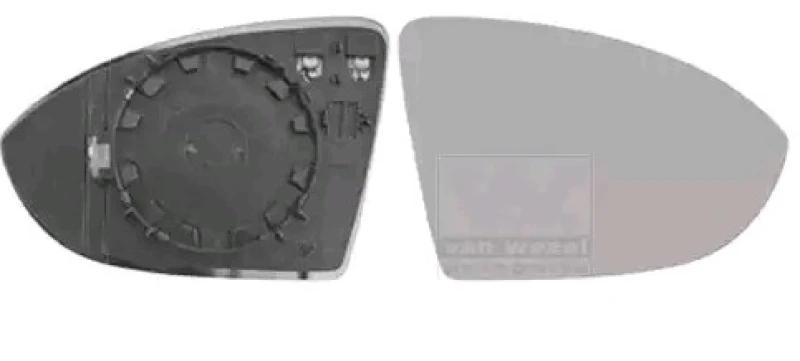 Image of VAN WEZEL 5769838 Wing Mirror Glass * HAGUS * Right Mirror Glass,outside mirror (1914)