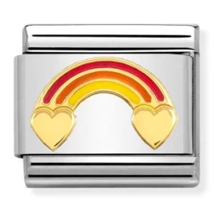 Image of Nomination CLASSIC Heart Rainbow Charm 030272/52