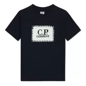 Image of CP COMPANY Boys Stitch Logo T Shirt - None