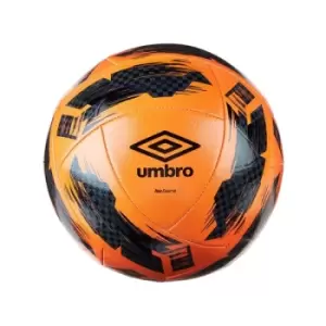 Image of Umbro Swerve Football Orange Black Size 5