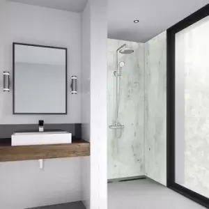 Image of Wetwall Cream Stone - 1200mm - Square Edge - Laminate