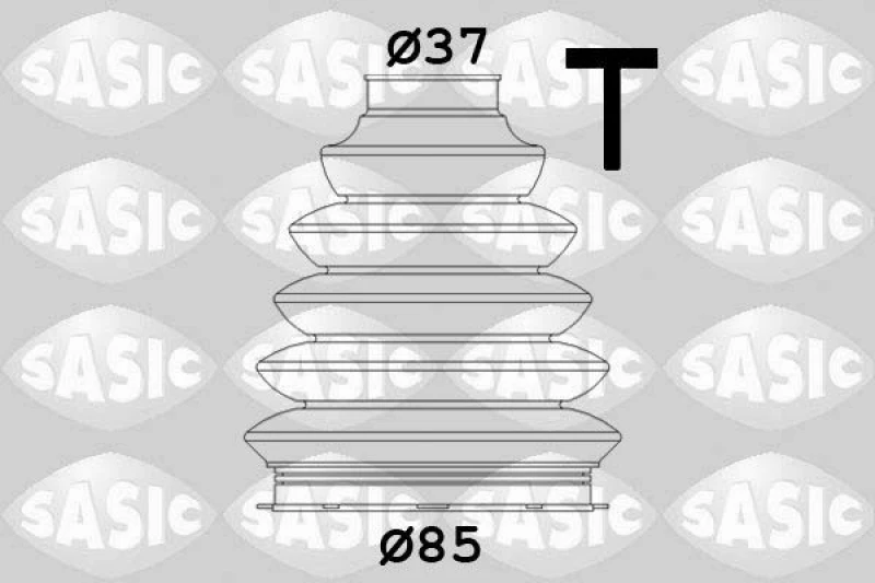 Image of CV boot kit, drive shaft SASIC 1906073