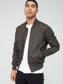 Image of Alpha Industries Ma-1 Tt Bomber Jacket - Grey