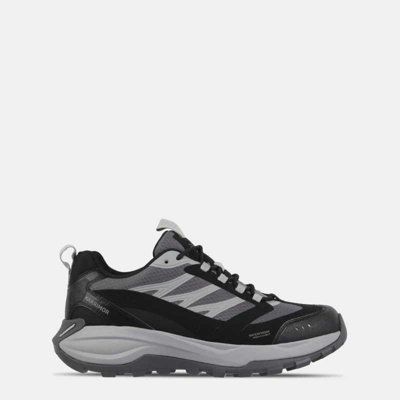 Image of Karrimor Milford Waterproof Hiking Shoes Mens Charcoal male 7 (41)