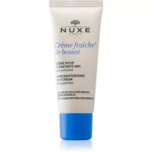 image of Nuxe Creme Fraiche de Beaute 24hr Soothing And Moisturizing Cream For Dry To Very Dry Skin 30ml