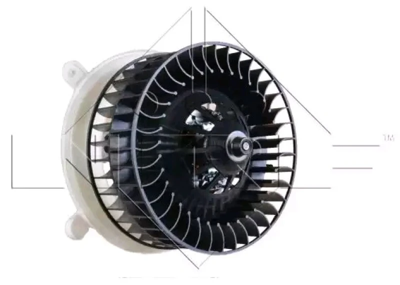 Image of NRF 34105 Blower Motor for left-hand drive vehicles, without integrated regulator Interior Blower (2669)
