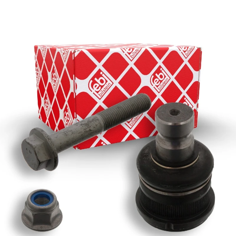 Image of FEBI BILSTEIN 45941 Ball joint Front Axle Left, with nut Support-/Steering Link (2462)