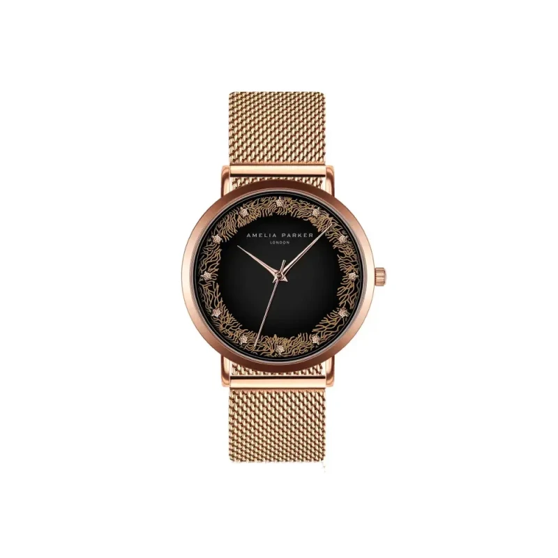 Image of Amelia Parker Womens watch Amelia Parker Coral Mesh Dore Female 36 mm