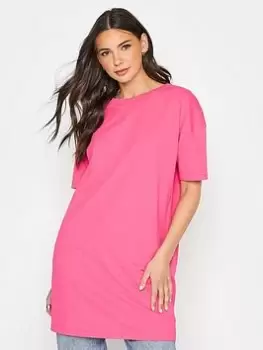 Image of Long Tall Sally Bright Pink Oversized Tunic, Pink, Size 12, Women