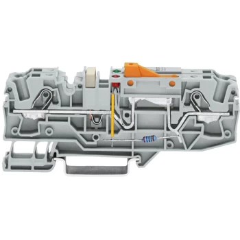 image of WAGO 2006-1671/1000-851 230V Ground Conductor Disconnect Terminal ...