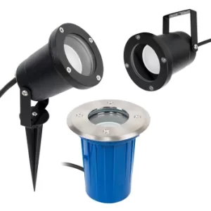 Image of 8 x Berwick IP65 3-in-1 Outdoor Lights