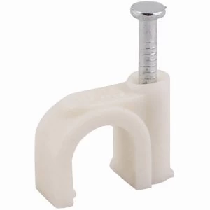 Image of Select Hardware Cable Clips Round 5 - 6mm 30 Pack