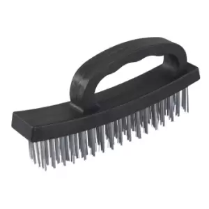 Image of Silverline D-Handle Wire Brush 4 Row 250554